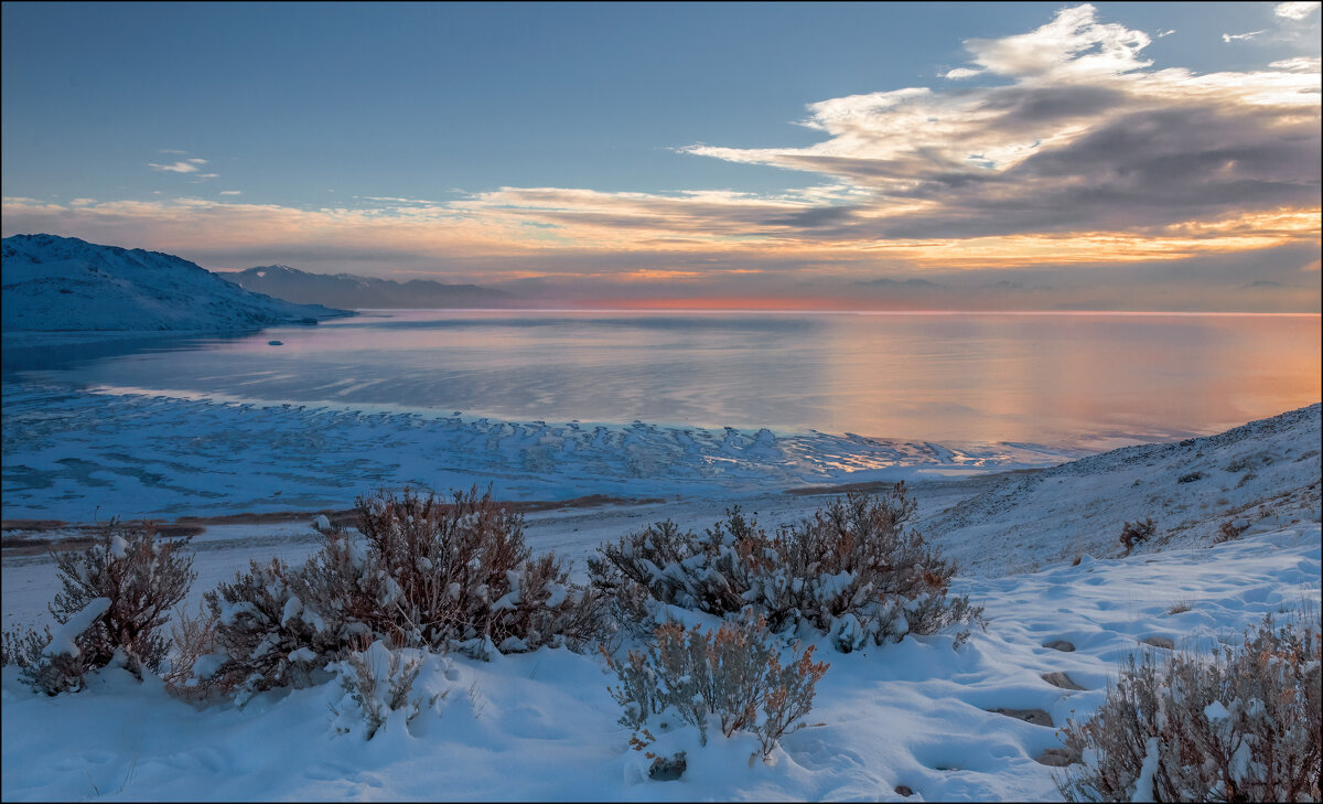 Большое Соленое озеро зимой - **** vedin