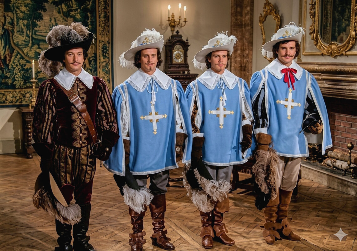 ВОТ ОНИ НАСТОЯЩИЕ МУШКЕТЕРЫ - ujgcvbif 