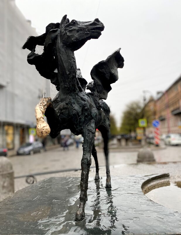 Пегасы на Большой Конюшенной в Петербурге - Таня Фиалка