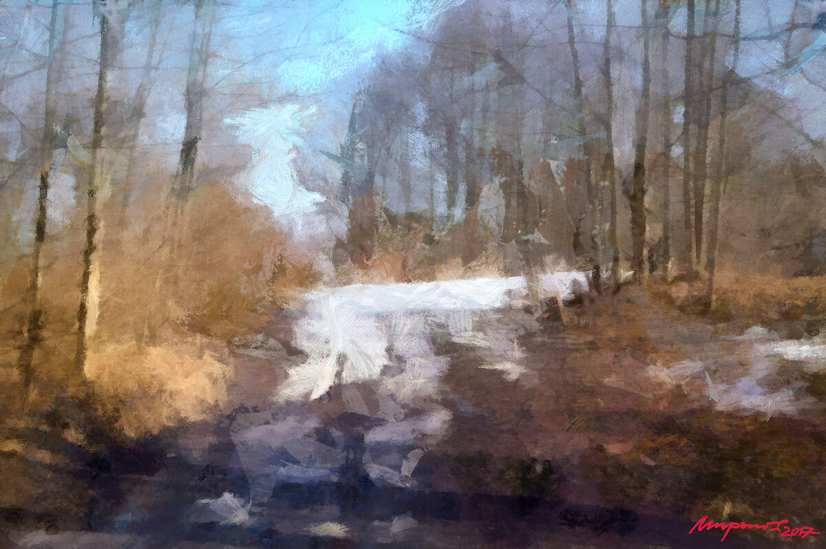 Последний снег.  Впечатление. - Иван Миронов