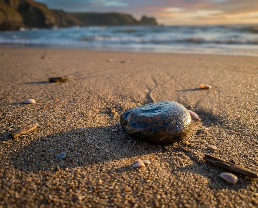 Камушек на мокром песке - Лилия 