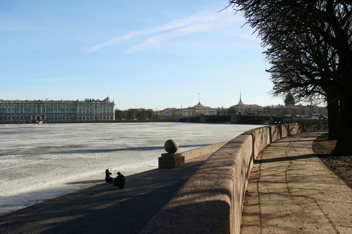 Стрелка Васильевского острова. Март - Наталья Герасимова