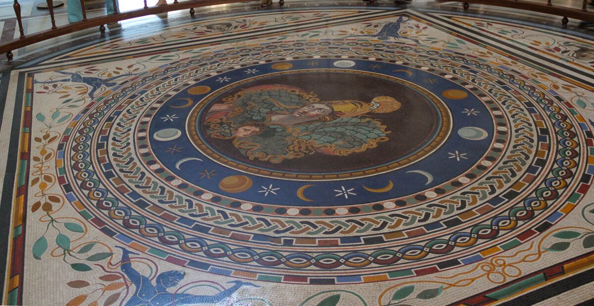 Мозаичный пол в Музеях Ватикана - Любовь Сахарова