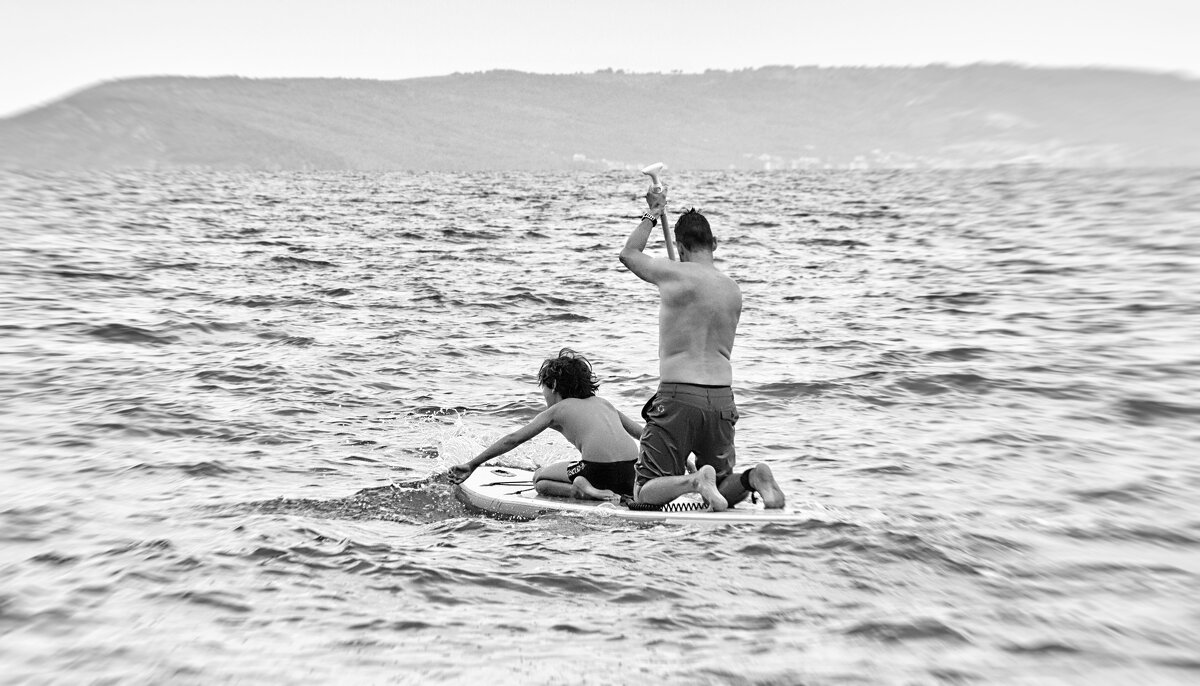 На SUP-доске | Семейный отдых - Рамиль Газизов