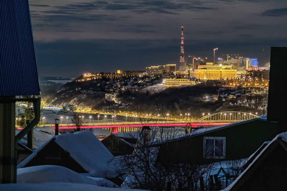 Уфа, сумерки - Сергей Шатохин 