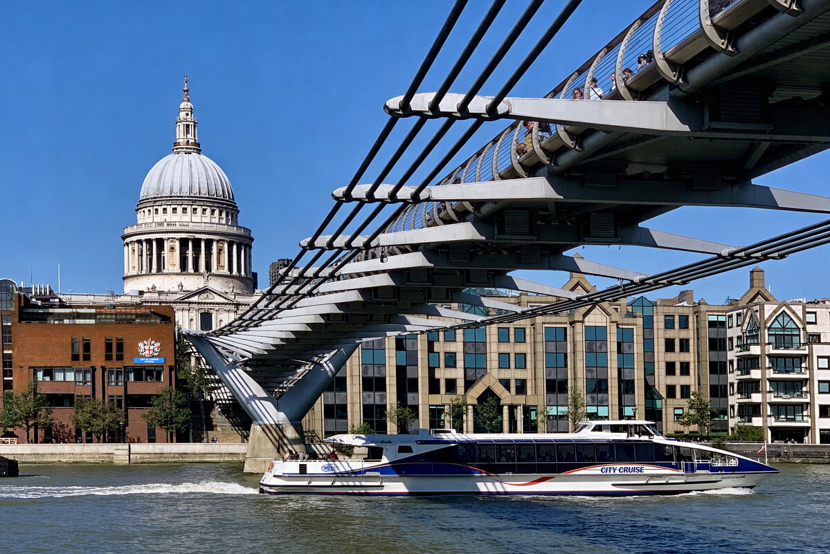 Лондон. Мост Миллениум. - Николай Рубцов