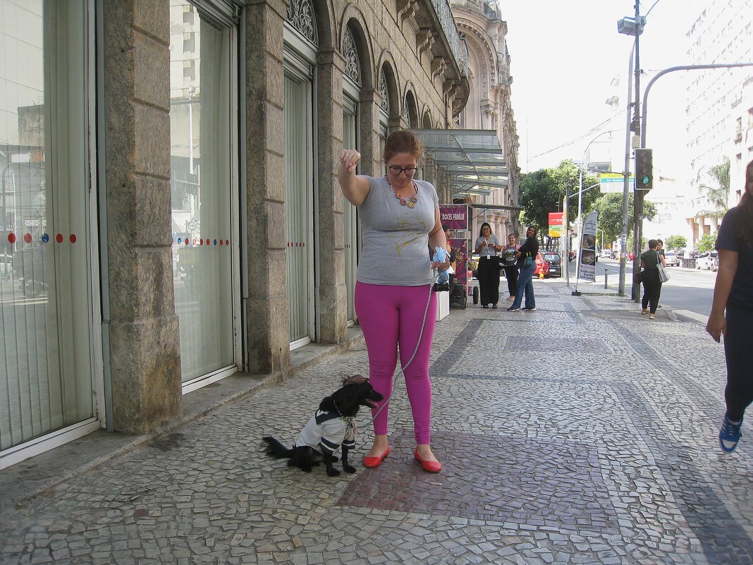 Девушка с собачкой. - unix (Илья Утропов)