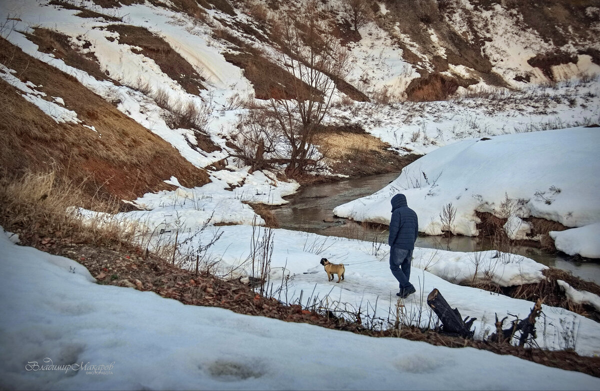 "Прогулка по весне. У речки"© - Владимир Макаров