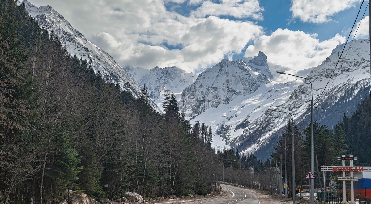 Домбай в марте! - Вячеслав Назаренко