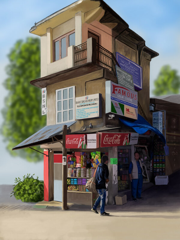 Городской пейзаж - Наталия Львова