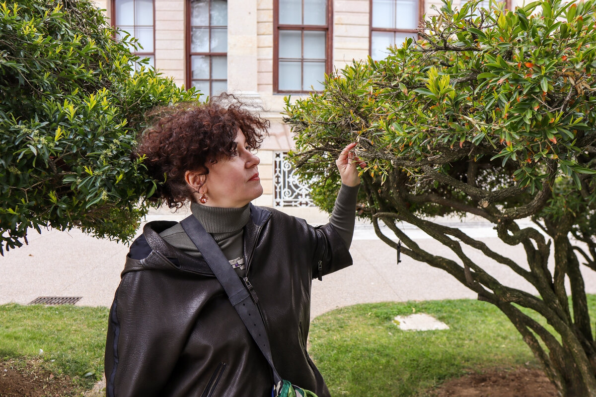 В парке дворца - skijumper Иванов