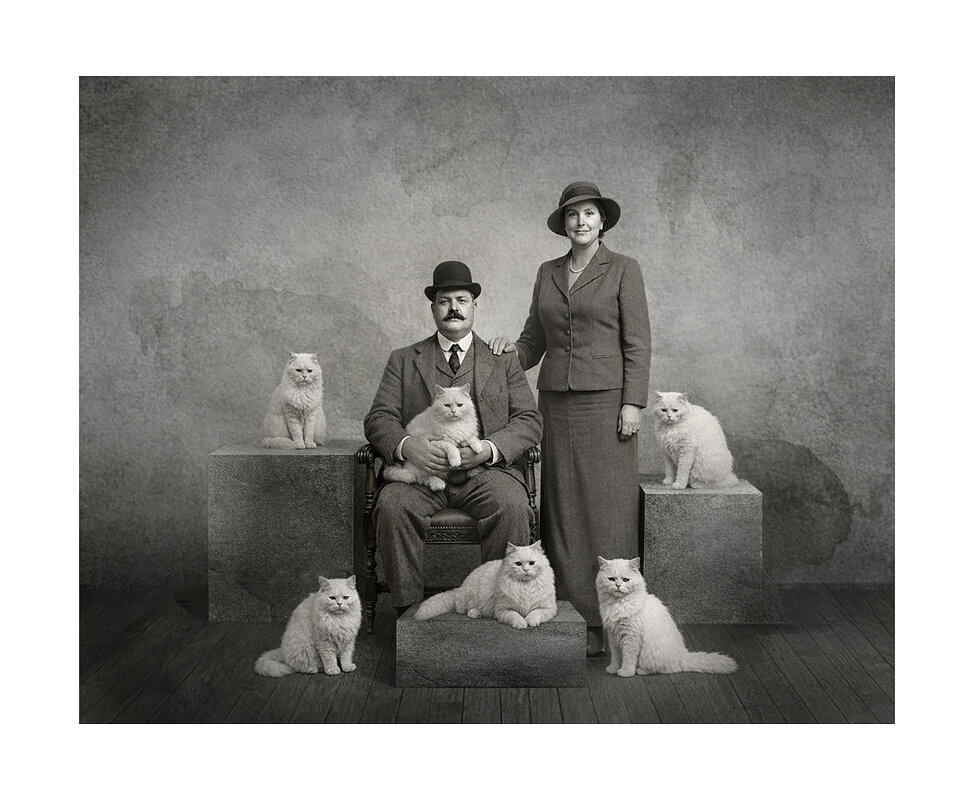 семейное фото - старик 