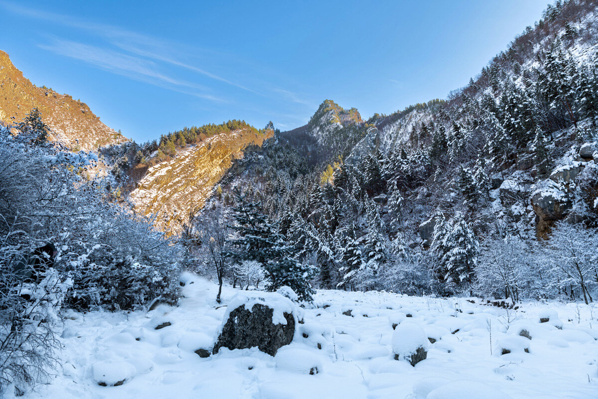 Карадахская теснина зимой. Дагестан. - Дина Евсеева