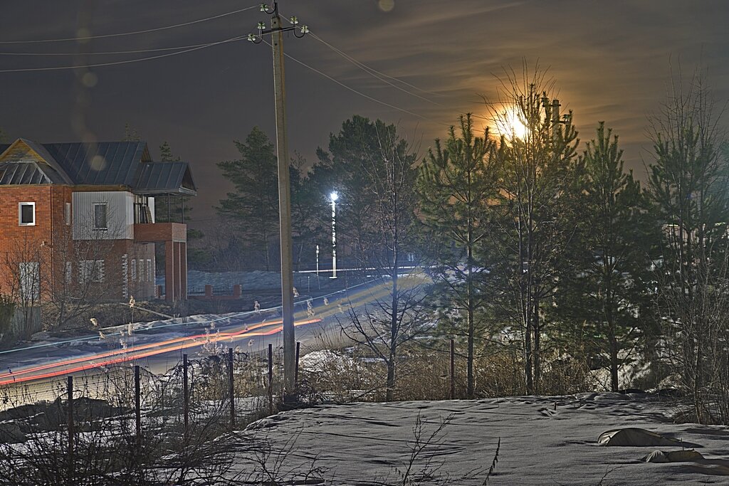 Ночной пейзаж в полнолуние... - Владимир Хиль