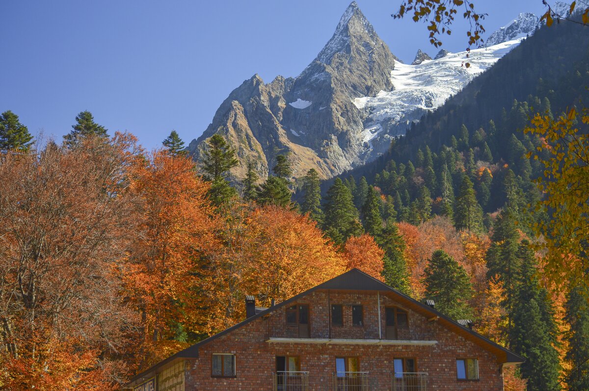 Домбайская осень........... - Юрий Цыплятников