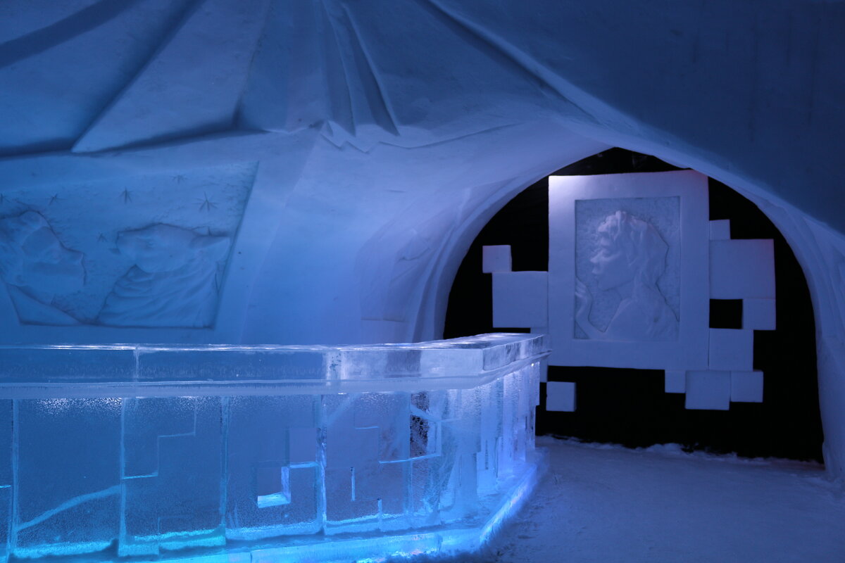 Интерьеры снежной пещеры - Ольга 