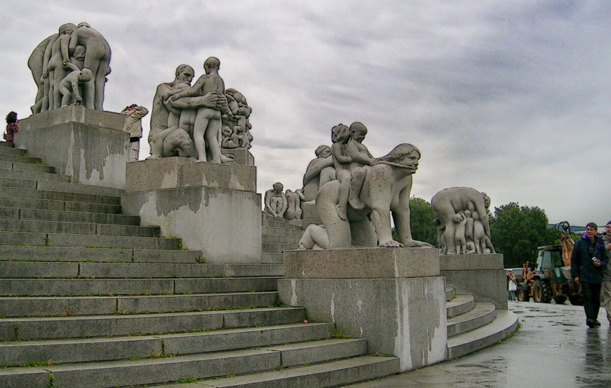 парк скульптур Вигеланда в Осло - Анастасия Смирнова парк скульптур Вигеланда в Осло - Анастасия Смирнова