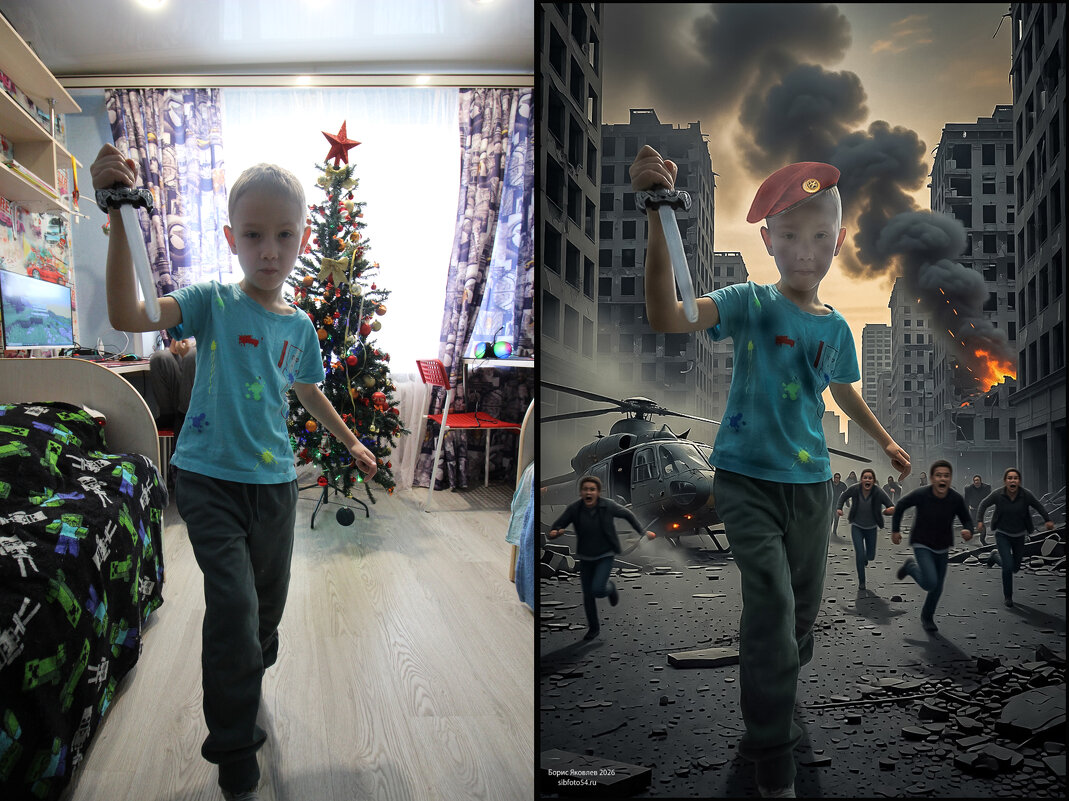 Для младшего внучика заменил фон. - Борис Яковлев Для младшего внучика заменил фон. - Борис Яковлев