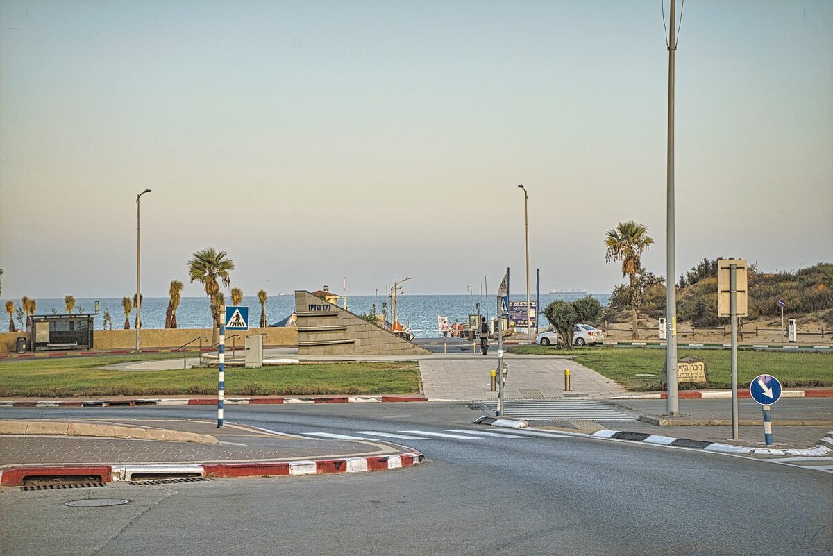 Израиль    дорога к морю в Ашдоде - ujgcvbif 