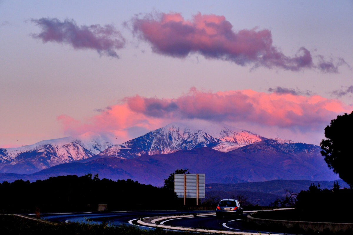 Закат на пике Канигу - Георгий А