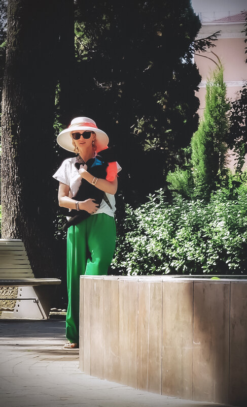 Дама с чёрным котом. - Сергей Царёв Дама с чёрным котом. - Сергей Царёв