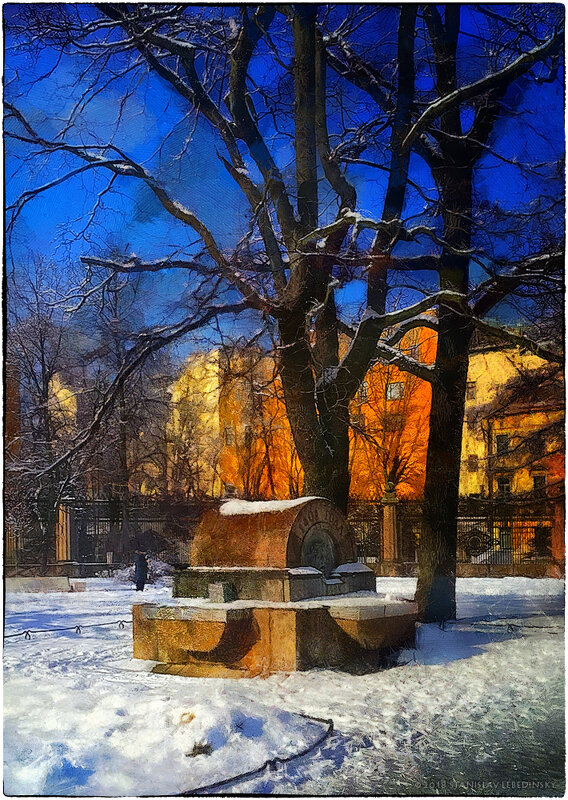 My magic Petersburg_02936_Воронихинский сквер - Станислав Лебединский