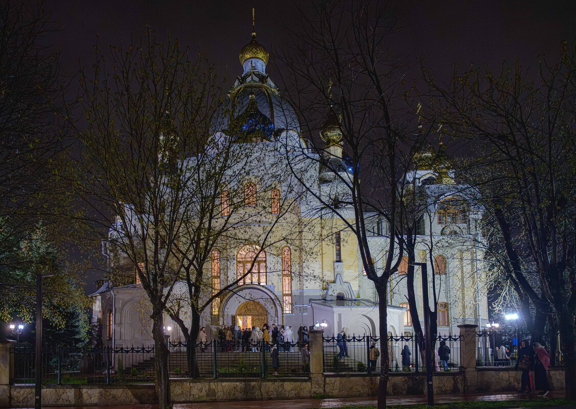Церковь Пантелеймона Святителя. Пасхальная ночь. - Вячеслав Назаренко