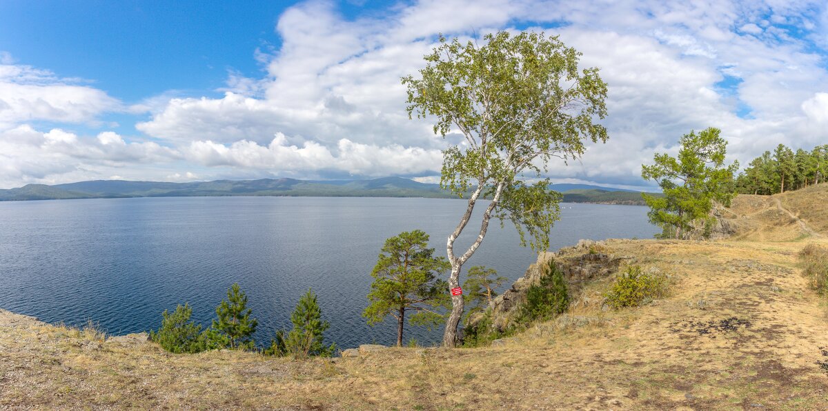 На берегу озера Тургояк (панорама). - Алексей Трухин