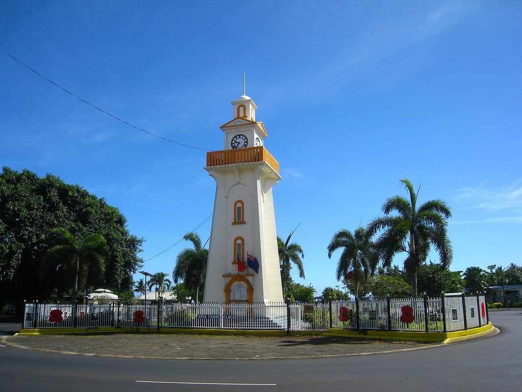 Часовая башня Апиа, Самоа. - unix (Илья Утропов)