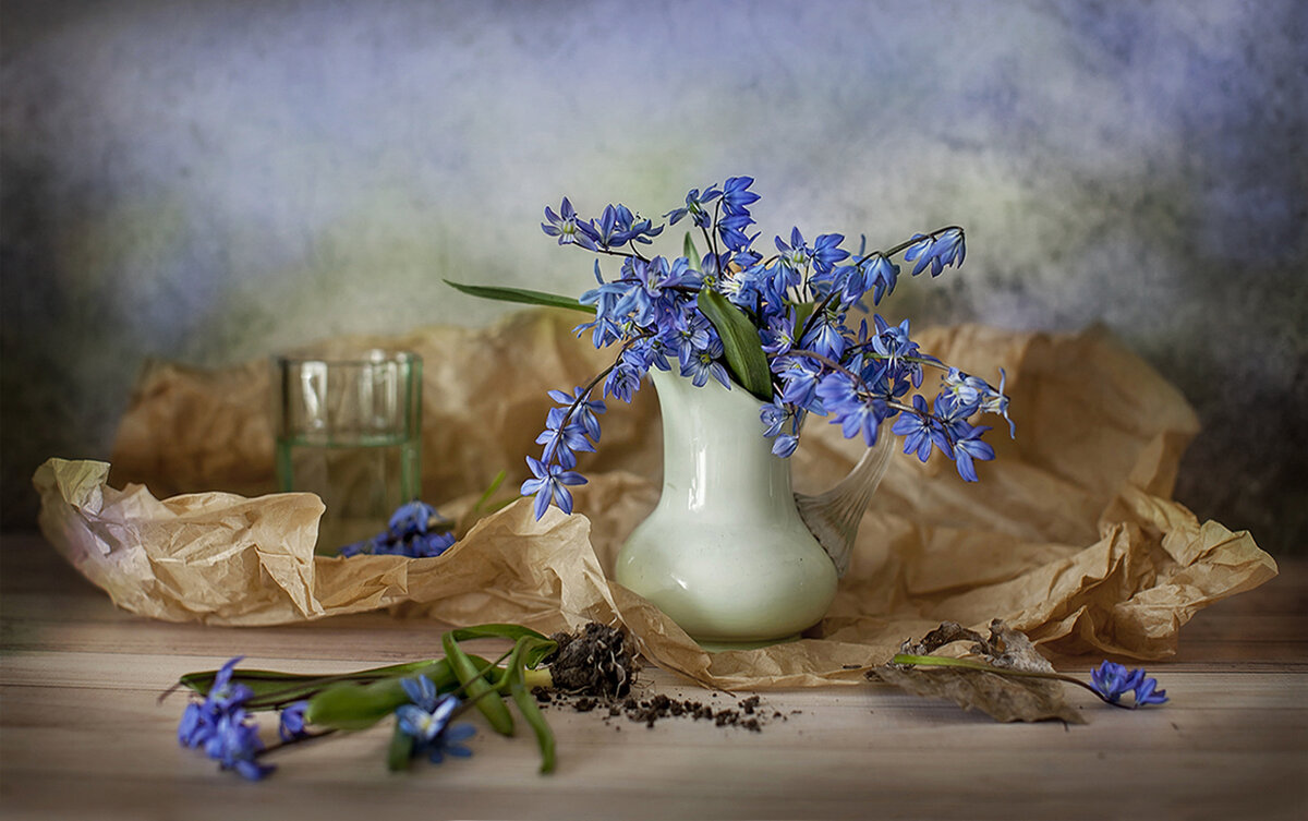 Натюрморт с пролеской. - Bosanat 