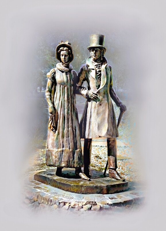 Дмитров. Городская скульптура. - В и т а л и й .... Л а б з о'в