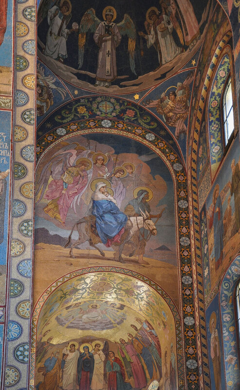 Мозаика «Бегство в Египет»  по эскизу художника Николая Андреевича Кошелева - Татьяна Машошина