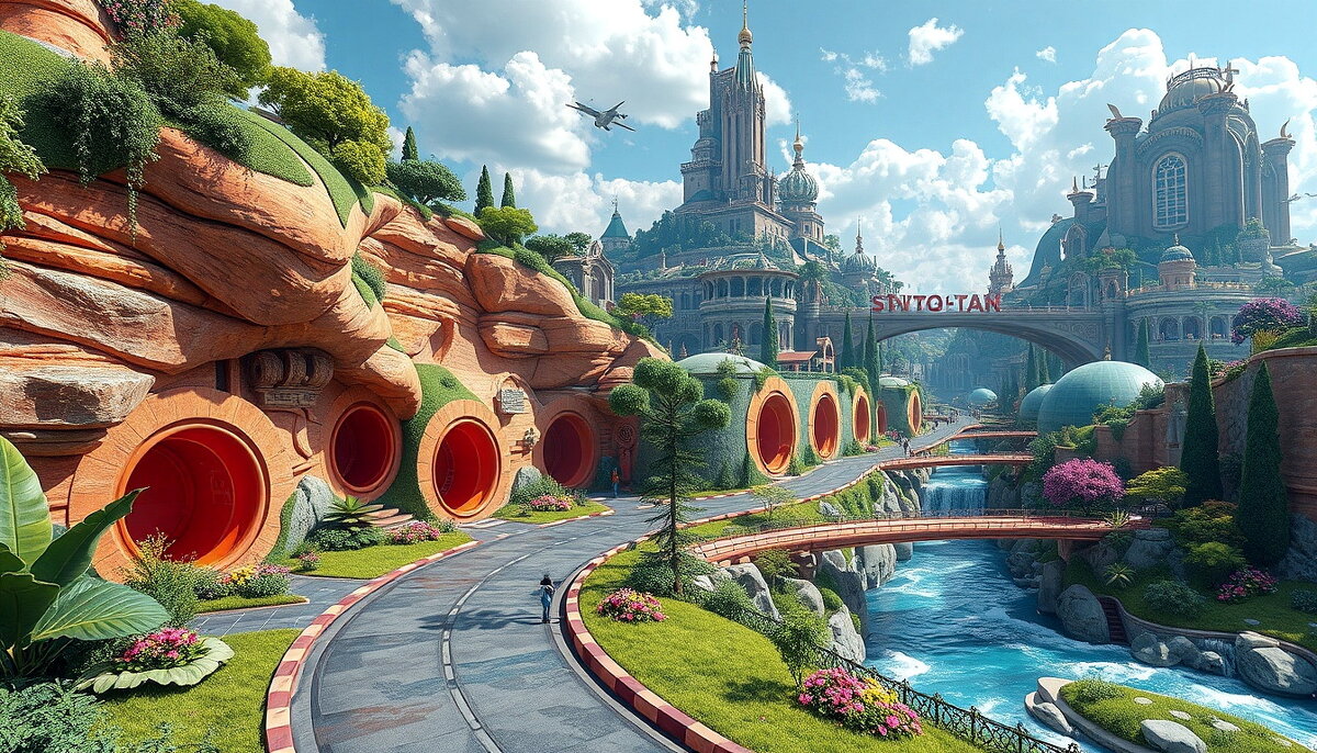 Проект-2. "Фантастическая и красочная инфраструктура к концу 21 века."(21) - Игорь Питерский