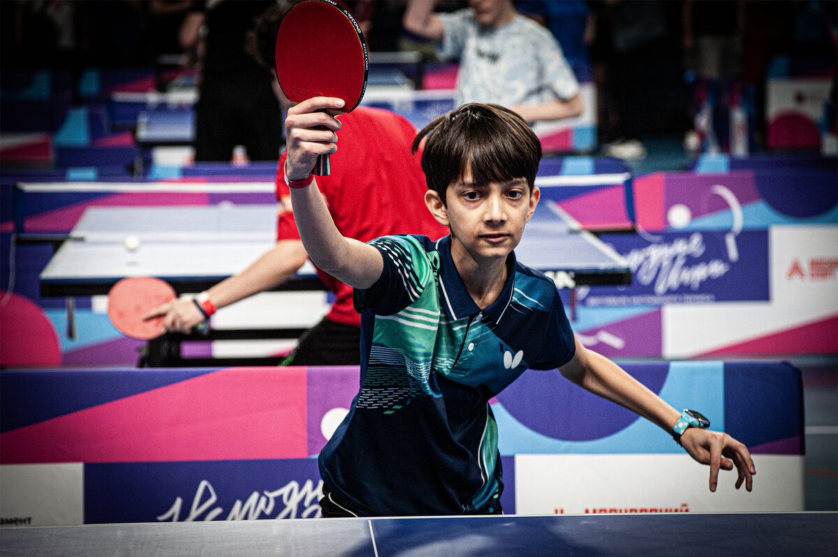 Турнир по настольному теннису в Лужниках во Дворце Дружбы. "Народные игры" 2026. - Юрий Яньков