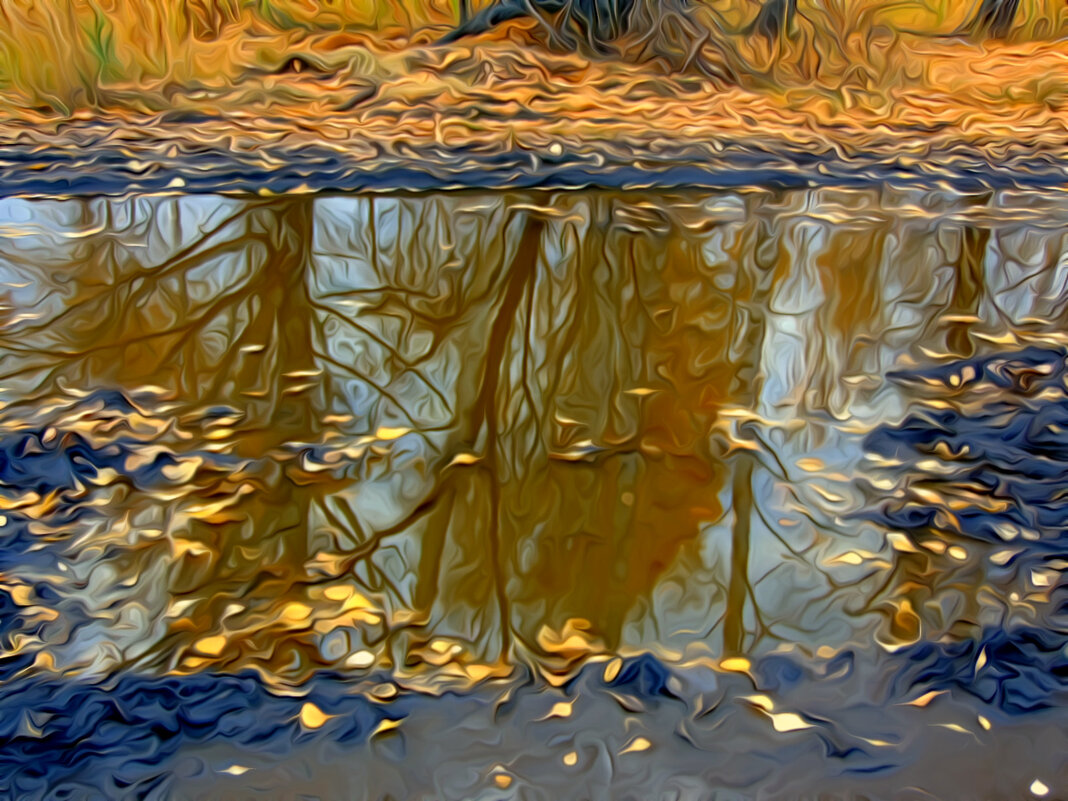 Осенняя лужа. - nadyasilyuk Вознюк