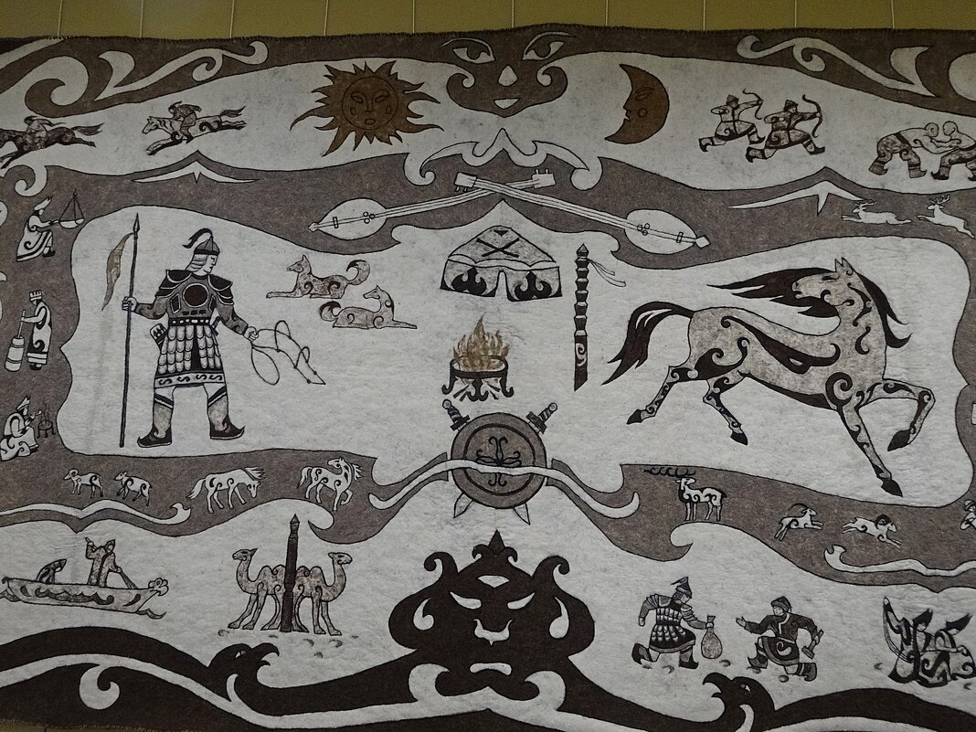 Ковёр Героический эпос - Лидия Бусурина