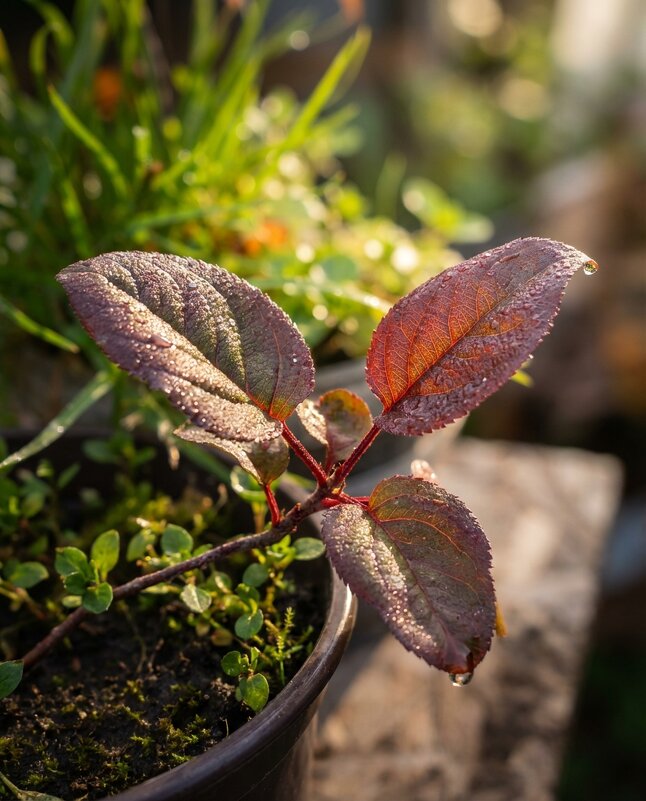 Росток яблоньки - Лилия 