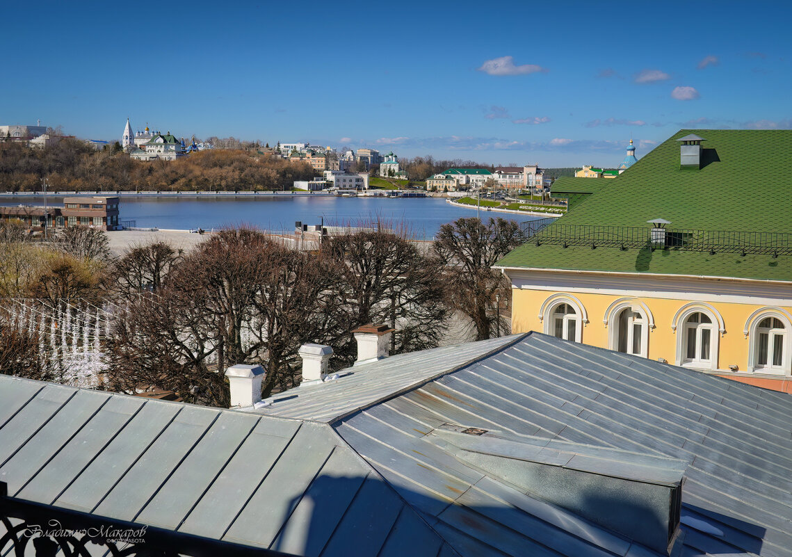 "Залив в ясный день с балкона"© - Владимир Макаров