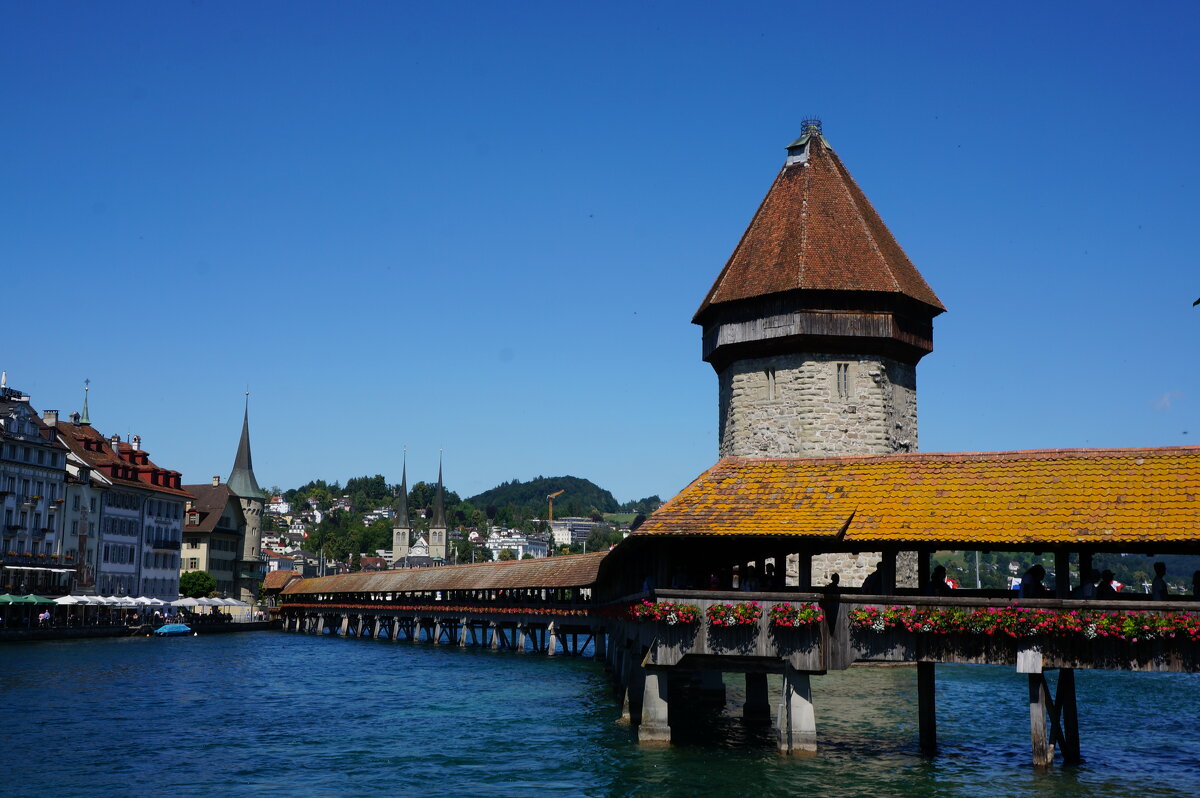 Люцерн. *Часовенный мост* - Алёна Савина