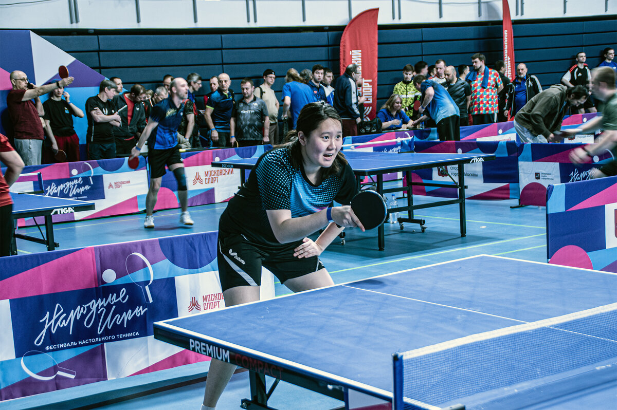 Турнир по настольному теннису в Лужниках во Дворце Дружбы. "Народные игры" 2026 - Юрий Яньков