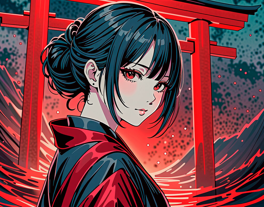 В кимоно - ura Зелев