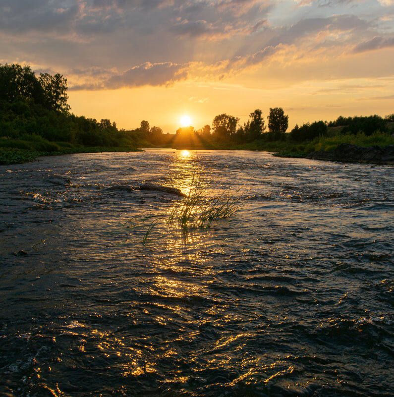 Закат солнца. - Владимир Мигонькин