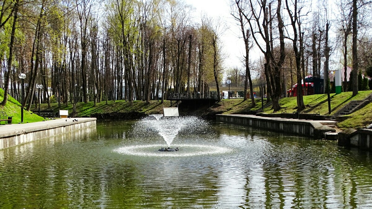 В городском саду. - Милешкин Владимир Алексеевич 