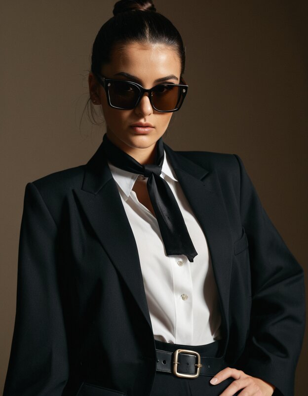 Женский студийный портрет - ии имитация 3 - ura Зелев