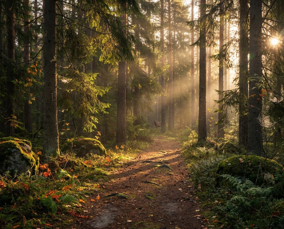 Лесная тропинка - Лилия 