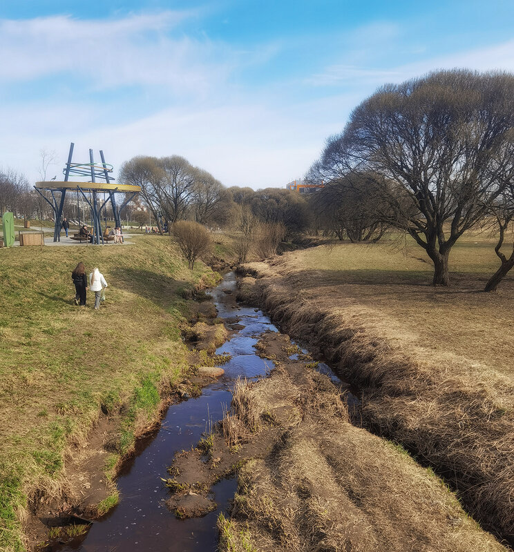 Парковый пейзаж. - Лилия *