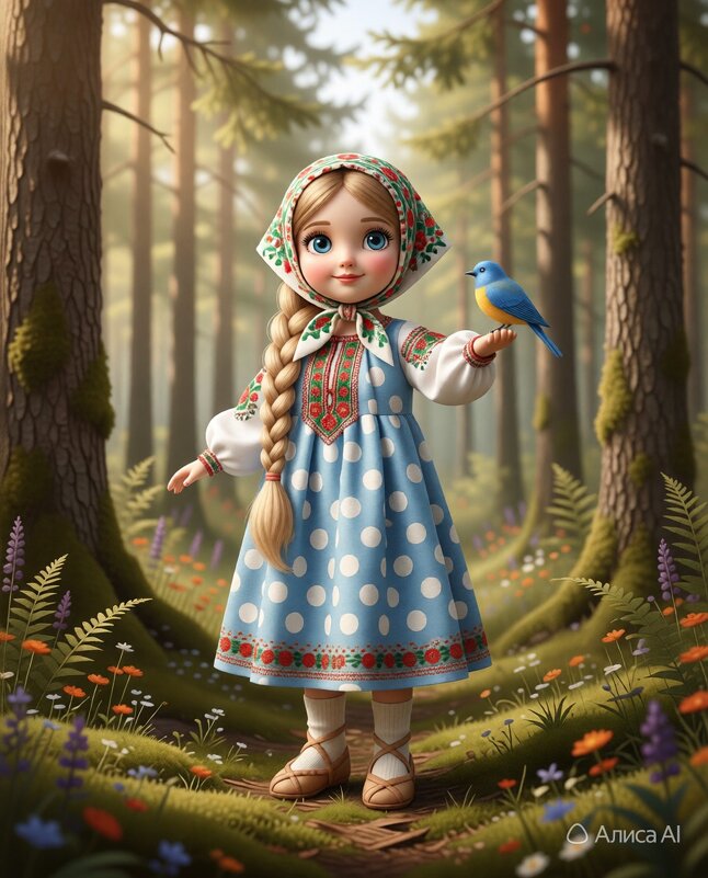 Кукла "Аленушка" - Екатерина Панова