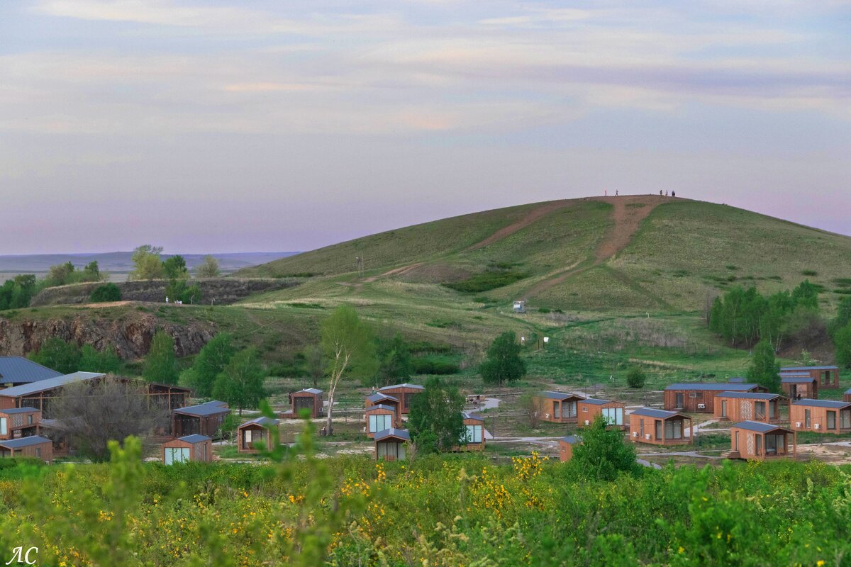 Аркаим, вид на гору "Шаманка" - Любовь Сахарова