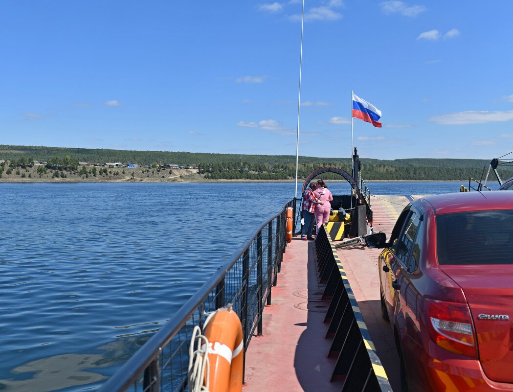 На ангарском пароме - Сергей Шаврин На ангарском пароме - Сергей Шаврин