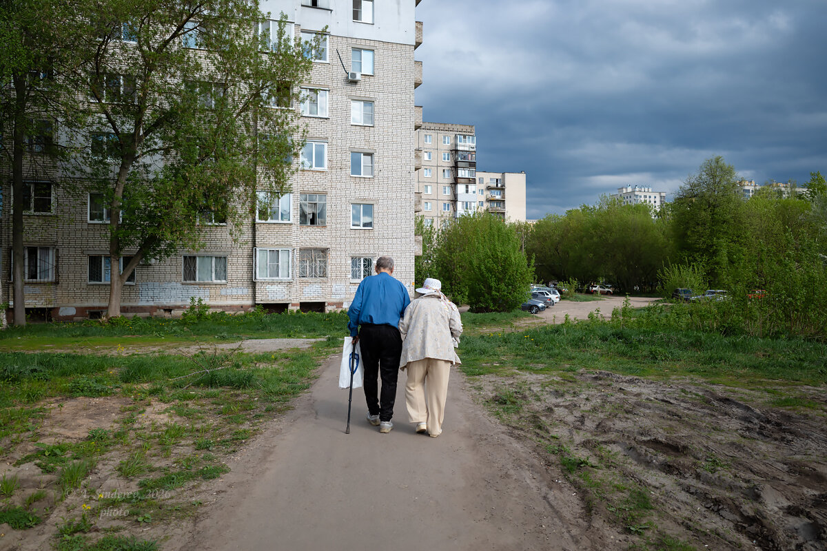 Пожилая пара - Александр Синдерёв